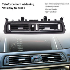 Dark Slate Gray 1Pcs Front Center Air Outlet Vent Dash Panel Grille Cover for BMW 5 Series F10 Interior Mouldings Panel Grille