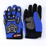 Royal Blue TDPRO Guantes Motorcycle Racing Gloves For Child YOUTH/PEEWEE Kids Motocross Bicycle Dirt PitBike Pocket Bike Motorbike ATV/QUAD