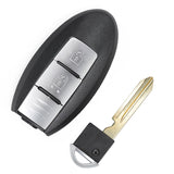 Gray KEYECU 315MHz ID46 Chip TWB1J701 85E3-1HH0D Smart Remote Car Key Fob 2 Button for Nissan March K13 Micra K13 Leaf