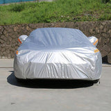 Dark Gray Kayme waterproof car covers outdoor sun protection cover for car reflector dust rain snow protective suv sedan hatchback full s