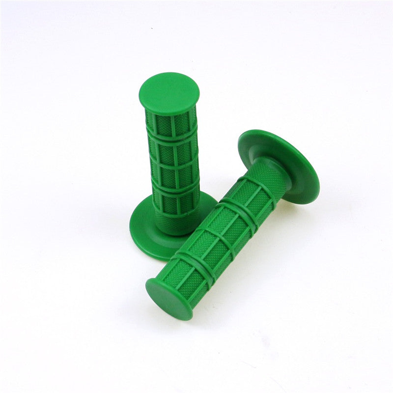Forest Green 2Pcs TDPRO 22mm Motorcycle Hand Grips Handlebar Front Left Rubber Handle bar Hand Grips For 50cc-250cc Pit Dirt Motor Trail