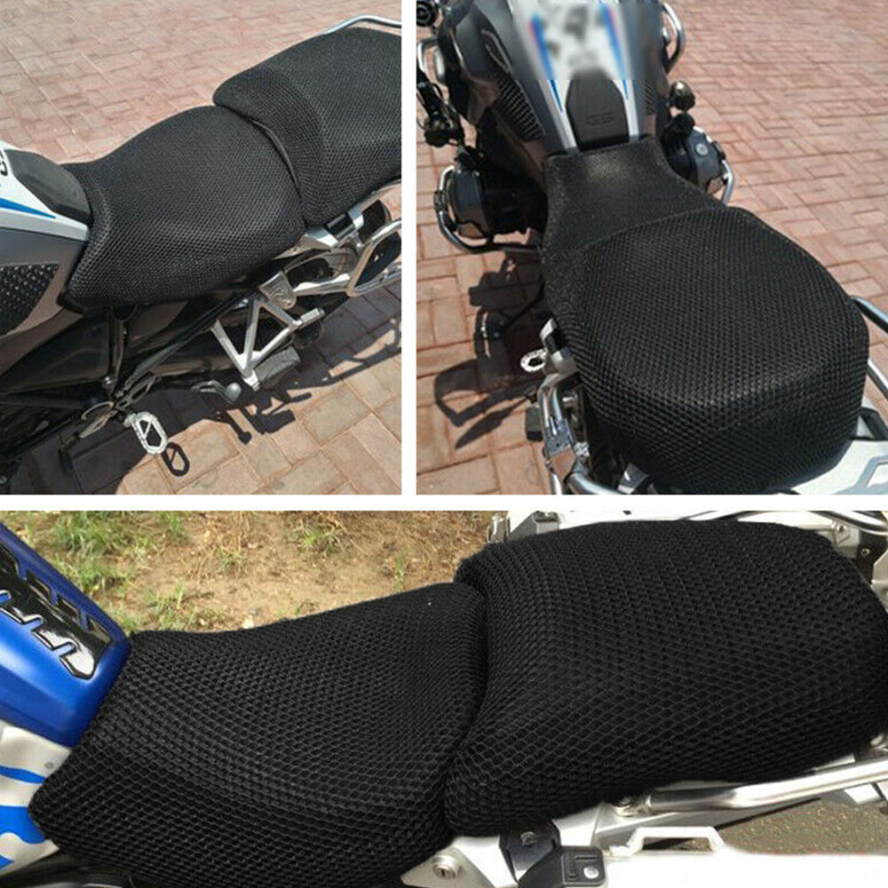 Dark Khaki New Motorcycle Mesh Mat Cushion Cover For BMW R1200GS / R1200 GS LC Anti-skid Breathable Cooling Accessories Interior Cushion