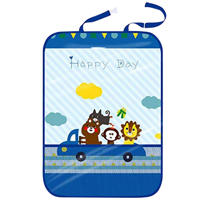 Children's Cartoon Car Seat Back Anti-Kick Mat Rear Protector Cover For Kid Children Baby From Mud Dirt Car Accessories - Auto GoShop