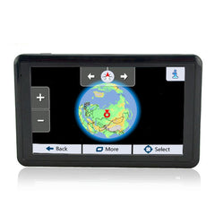Cornflower Blue GPS Car Navigation USB Charging Car Charger Convenient FM Transmitter Navigator 5.0 Inch TFT Touch Screen GPS Device