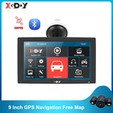XGODY X4 9 Inch Truck Car GPS Navigation 256MB 8GB Bluetooth Navigator GPS Sat Nav FM Rear View Camera Russia 2020 Europe Map - Auto GoShop