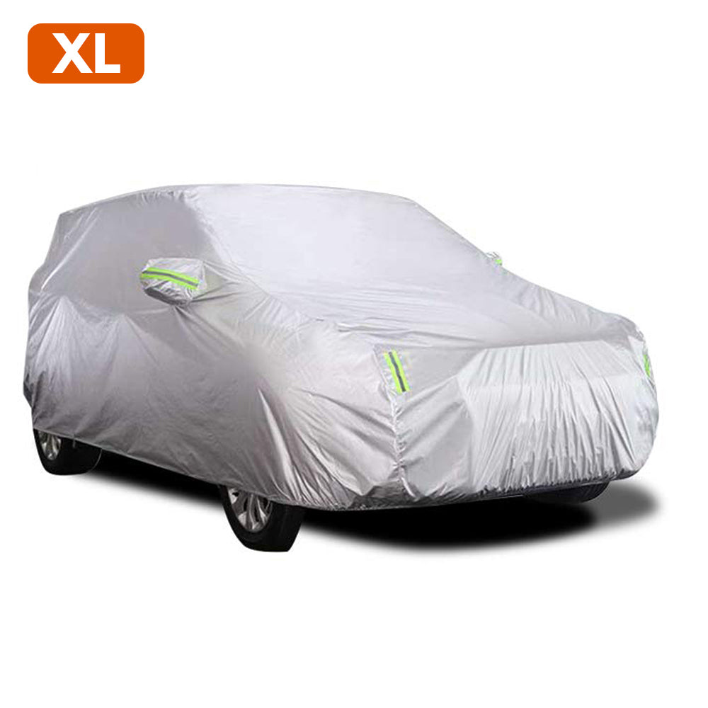 Lavender Car Cover Full Covers with Reflective Strip Sunscreen Protection Dustproof UV Scratch-Resistant for 4X4/SUV Business Car