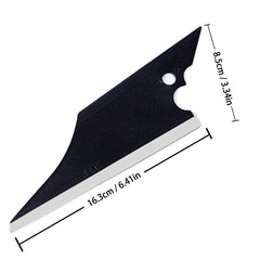 Black Car Wrap Tools Kit Carbon Fiber Big Scale Felt Squeegee Scraper Vinyl Car Wrapping Sticker Cutter Knife Tool  Razor Window Tint (01)