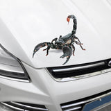 Lavender 3D Car Sticker Animals Bumper Spider Gecko Scorpions Car-styling Abarth Vinyl Decal Sticker Cars Auto Motorcycle Accessories