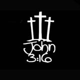 John 3:16 Car Sticker