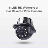 Cámara de respaldo impermeable LED HD para automóviles