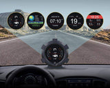 Brújula multifuncional para coche con inclinómetro GPS de velocidad