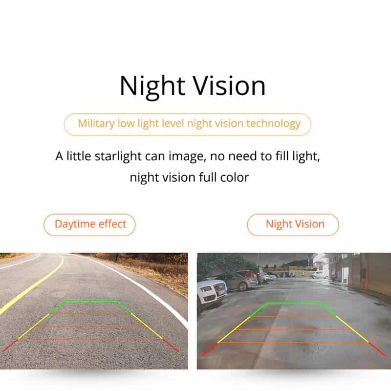 Night Vision HD Universal Android Car Backup Camera