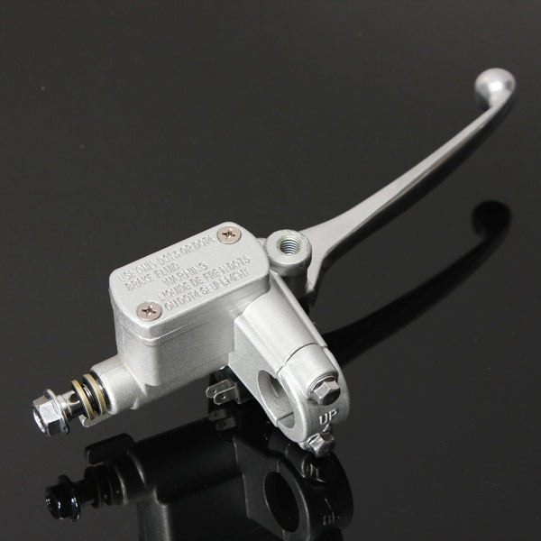 Gray Brake Master Cylinder Clutch Levers Left Or Right Side With Mirror Thread For Motorcycle ATV DIRT PIT BIKE