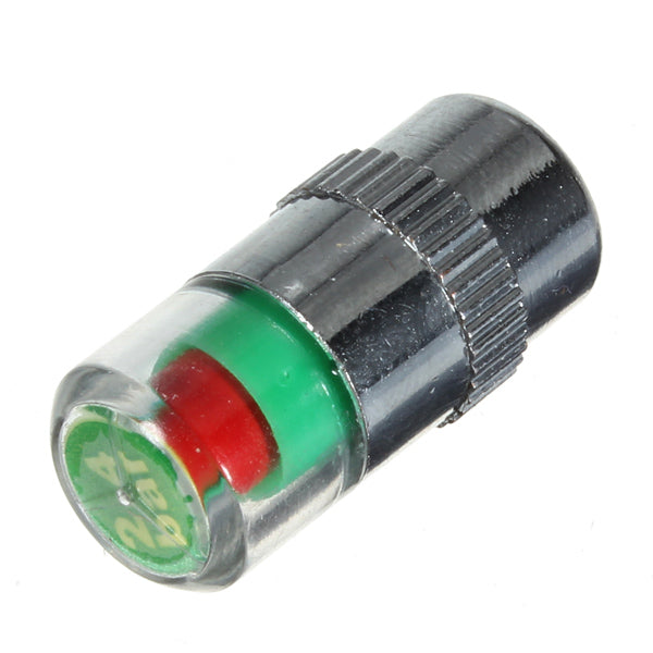 Medium Sea Green 36 PSI Tire Pressure Indicator Valve Stem Cap LED Indicator Eye Alert