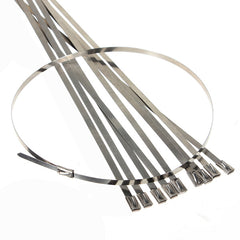 Dim Gray 45cm Self Locking Cable Ties for Exhaust Pipe Insulation Tape