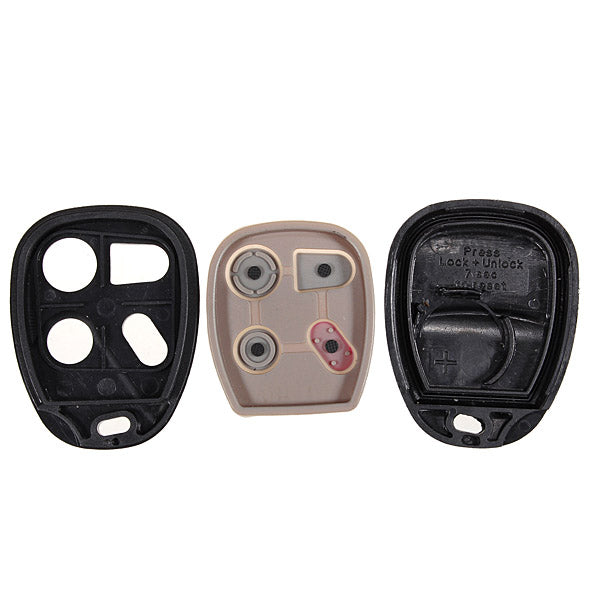 Rosy Brown 4 Button Remote Entry Key Keyless Fob Case Shell Clicker Pad for GM