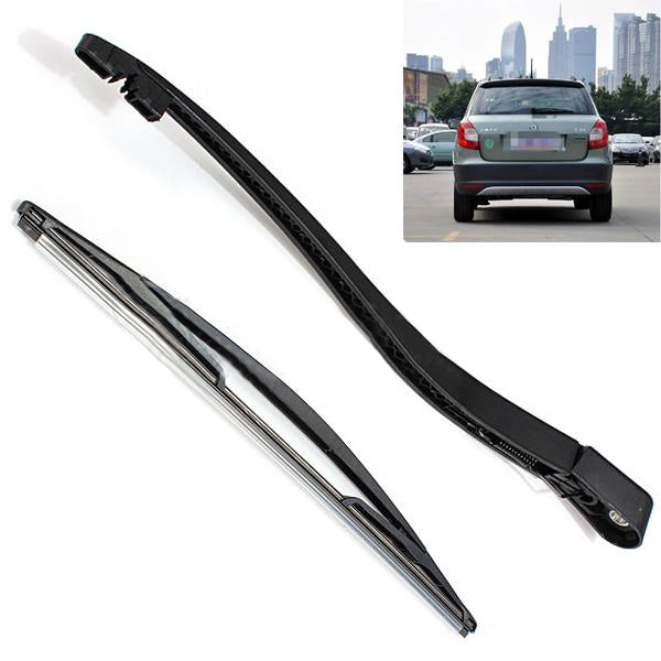 Black Car Windscreen Rear Wiper Arm and Blade for Vauxhall Astra