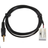 3.5mm Jack Plug CD 6000 AUX Audio Input Adapter Cable for Ford - Auto GoShop