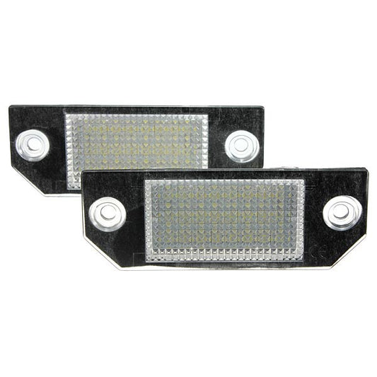 Dark Gray 2x 24LEDs License Number Plate Light Lamps for Ford Focus C-MAX 03-07