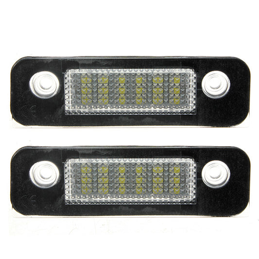 Dim Gray 2x 12V 18LEDs License Number Plate Lamps Light for Ford Mondeo MK2