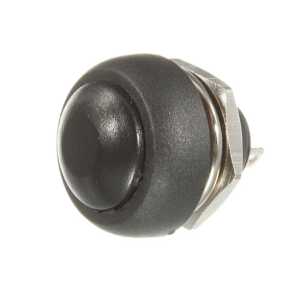 Dim Gray Car Auto Momentary OFF ON Push Round Button Horn Switch Multicolor