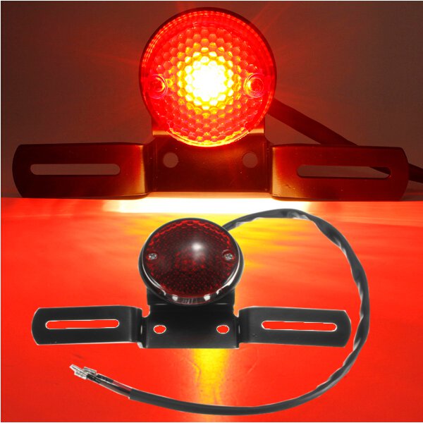 Tomato Motorcycle LED Round Tail Light For Harley Turn Signal Lamp 12V