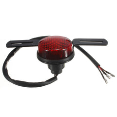 Dark Red Motorcycle LED Round Tail Light For Harley Turn Signal Lamp 12V