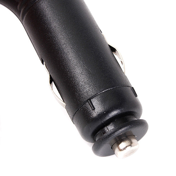 Dark Slate Gray 12V/24V Auto Motorcycle Cigarette Lighter Power Plug Adapter 1.5m