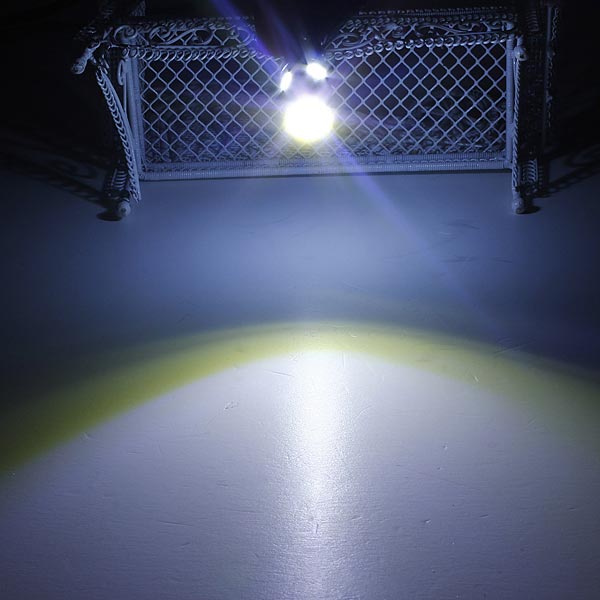 Light Slate Gray T10 4SMD LED Bulb Lamp Xenon White 12V License Plate Light