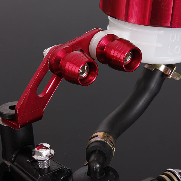 Dark Red 2 X CNC Red Universal Motorcycle Brake Clutch Lever Master Cylinder