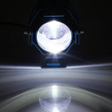 Dark Gray U5 3000LM Motorcycle LED Headlight Waterproof High Power Spot Light