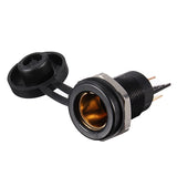 Black 12V 240W Motorcycle Power Charger Adapter Socket