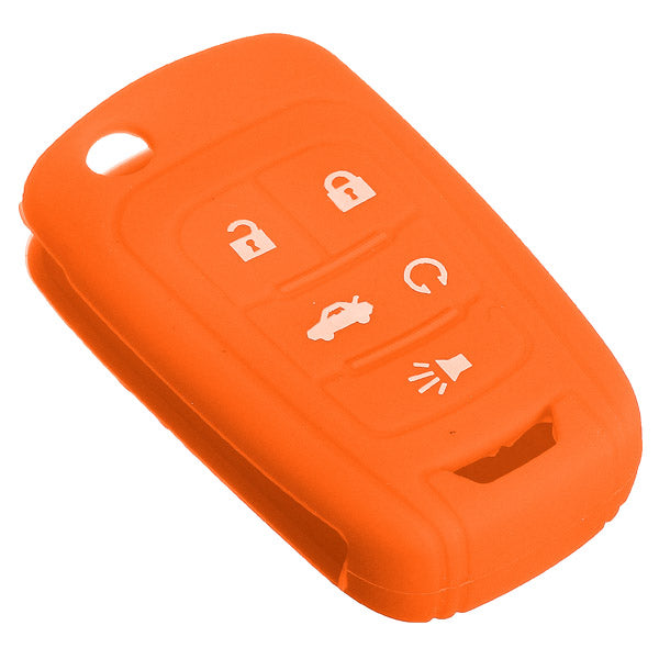 Silicone Key Case Holder Fob Protector Cover For Chevrolet Camaro - Auto GoShop