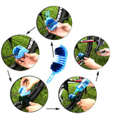 Midnight Blue Motorcycle Bike Chain Machine Scrubber Brushes Wash Cleaner Toolkits
