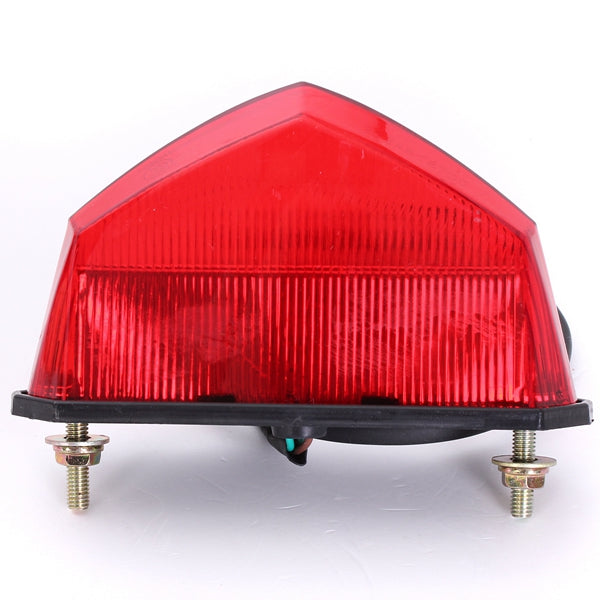Red Universal LED Motorcycle Dirt Bike Plate Lamp Rear Tail Brake Light
