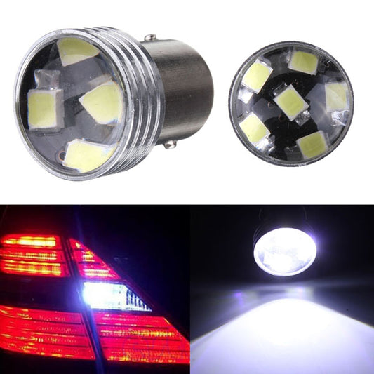Black 2 x HID White 1156 P21W 6-2835SMD LED Projector Backup Reverse bulbs