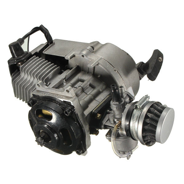 Dim Gray 49cc Minimotorbike Quad Engine Carburetor Pull Start Air Filter
