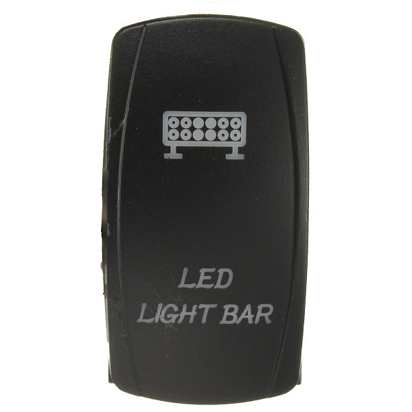 Dark Slate Gray 12V Dual Backlit LED Laser Etched ARB Carling Rocker Switch