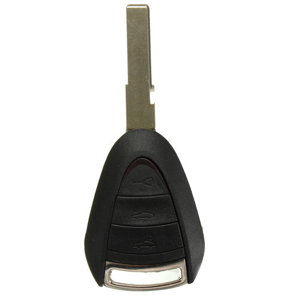 Dark Slate Gray Car Remote Locking Fob Key Case Shell Blade For Porsche Cayenne 996