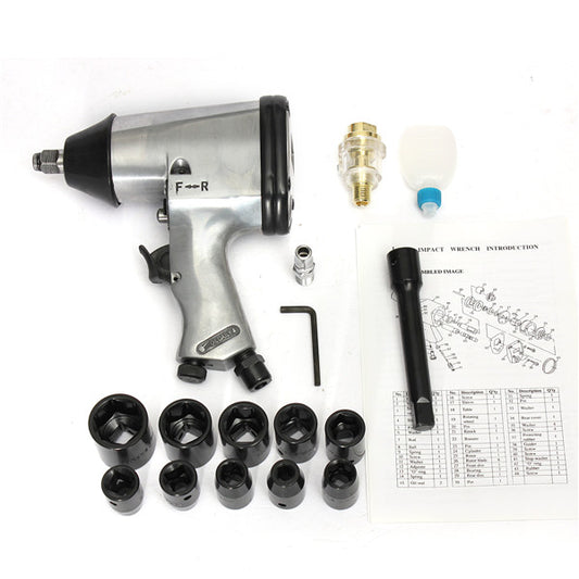 1/2 Inch Drive Air Impact Wrench Impact Wrench Air Tools - Auto GoShop