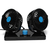 12V 360 Degree All Round Mini Air Cooling Fan adjustable Portable Cooler Summer - Auto GoShop