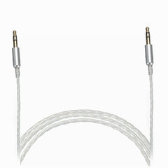 Lavender Car AUX Stereo Male to Male Audio Upgrade PTFE Teflon Cable 1.5M 3.5mm for Phone iPod PC