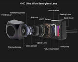 Cámara de respaldo universal con lente Fisheye HD para automóviles