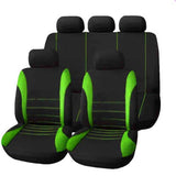 Universal Striped Car Seat Covers Set