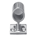 Dim Gray 22mm / 25mm 60° Marine Boat Railing Handrail Pipe Base Fitting Support 316 Stainless Steel