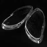 Black Headlight Clear Lens Cover Replacement Cover for Benz W220 S600 S500 S320 S350 S280 1998-2005