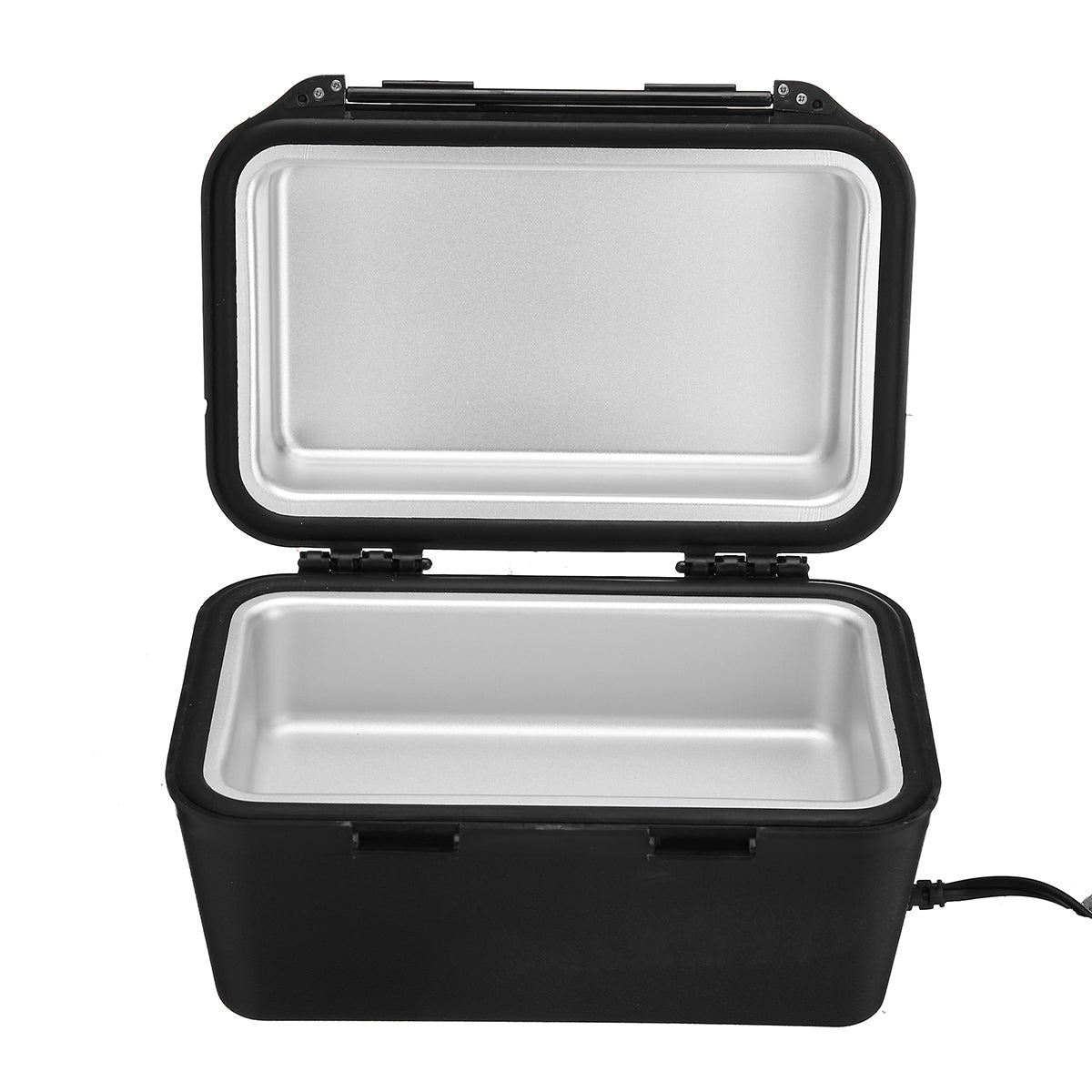 Gray DC 12V Car Electric Food Warmer Fast Heating Lunch Box Bag Heated Kit Container