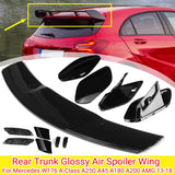 Car Rear Trunk Glossy Air Spoiler Wing For Mercedes For Benz W176 A-Class A250 A45 A180 A200 AMG 2013-18 - Auto GoShop