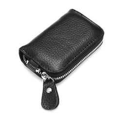 Dark Slate Gray Universal Car PU Leather Smart Remote Key Case Holder Bags Fob Black