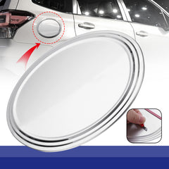 White Smoke Stainless Car Tank Cover Gas Cap Cover Trim For Subaru Forester 2019